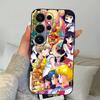 Anime S-Sailors M-Moons Pouzdro na telefon Pro Samsung S 24 Fe 25 Ultra Plus 20 Lite 21 30 22 23 24 22 Ultra 5G Fundas