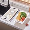 Retractable Double-Layer Kitchen Sink Drain Basket