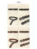 Women's Retro Wasteland-Style Oval Eyelet Waist Belt Dress