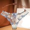 Peony Lace Ladies' Seamless Underpant Low Waist Thong Sexy Lingerie For Women Women's Underwear Transparent Panties