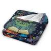 DND Flannel Throw Blanket Role-Playing Game Blankets for Bedding Outdoor Super Warm Bedroom Quilt