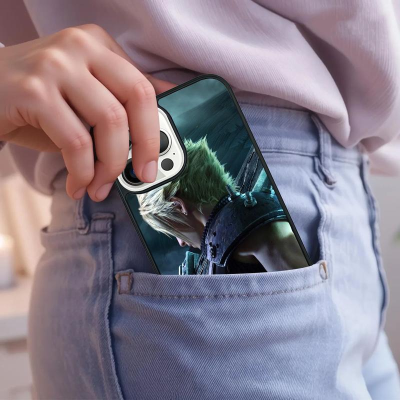 Final Fantasy VII Phone Case For iPhone 17 Air 15 16e 14 13 Pro Max Coque 12 11 Pro Max PLUS cover