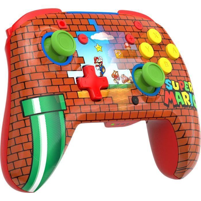 Manette de jeu - Nintendo Switch - Rematch Mario Bricks - Sans fil - Rouge - Turtle Beach
