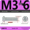 4.8 Grade Galvanized Phillips Round Head Screw (M2-M8)