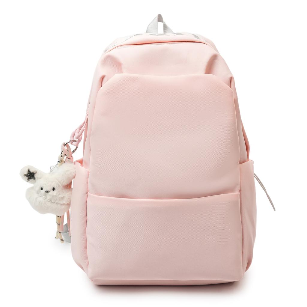 Schoolbag Korean Ins Lazy Wind School Bag Female Junior High School Students High Value Niche High School Students Large Capacity Super Fire Backpack