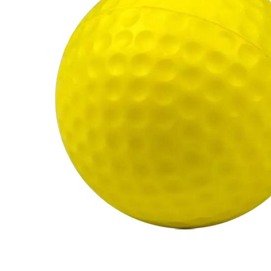 2Pcs Golf Balls Elastic High Visibility Eco-friendly Safety Golf Practice Balls Children Toys for Golf Practice