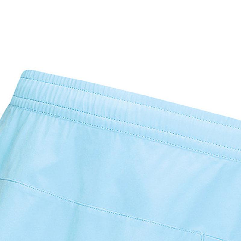 Li Ning Comfortable Simple Solid Color Versatile Mid Waist Casual Skirt Women Skirts Ice-Blue ASKV010-3