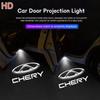 2PCS LED Car Door Emblem Light Welcome Lamp Wireless Laser Projector For Chery Badge 2014 2015 2016 2017 TIGGO 3 4 5 7 Pro 8 QQ