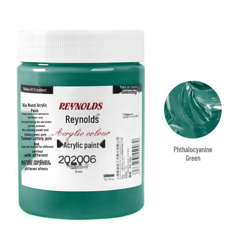 Акриловая краска Reynolds 500 мл - Большая бутылка для покраски стен, 41 цвет