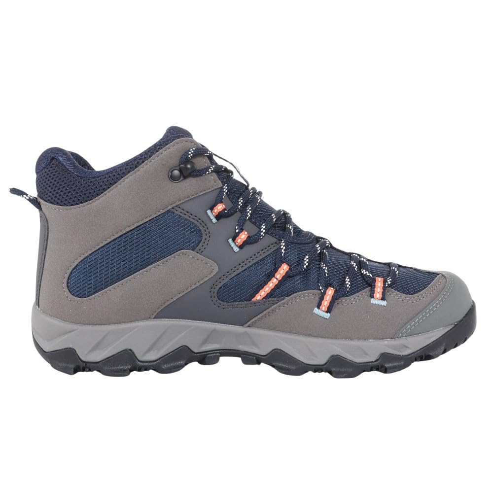 Columbia Saber Five Mid Outdry Lightweight Waterproof Hiking YM8135 464 Size Shoes, High-Top, Men's, (Navy, 26.0)