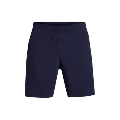 Mid-Rise Drawstring Casual Shorts With Logo Print Men Bottoms Navy-Blue 1376508-410