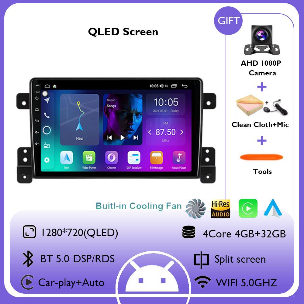 

Android 14 для Suzuki Grand Vitara 2005-2015 4G+WiFi автомобильное радио мультимедиа видеоплеер стерео навигация GPS Carplay 360 камера