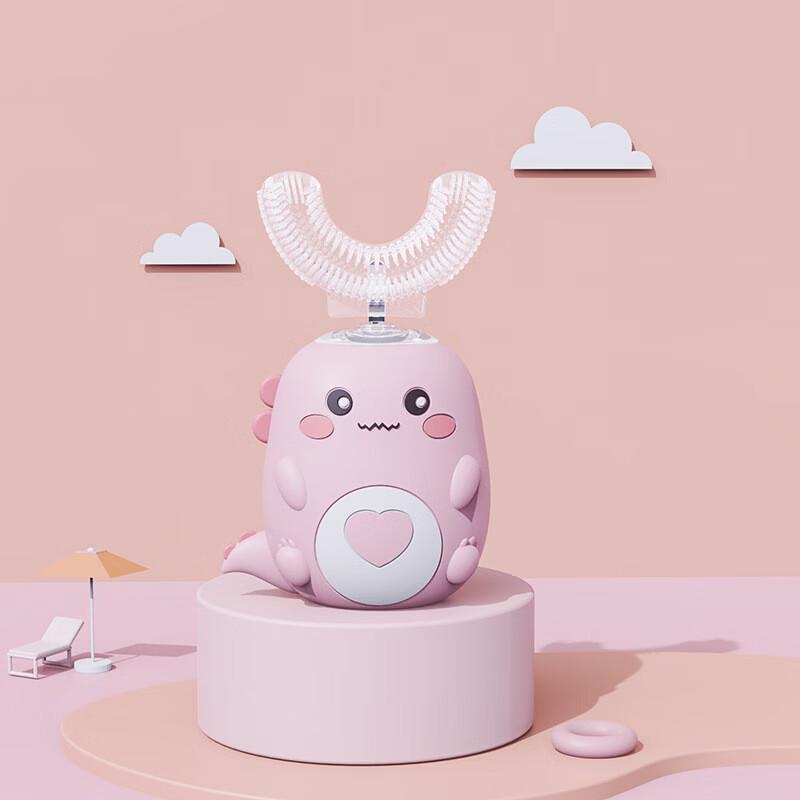 Mi Ling Kids  U-shaped Silicone Electric Toothbrush CN plug (adapter included)