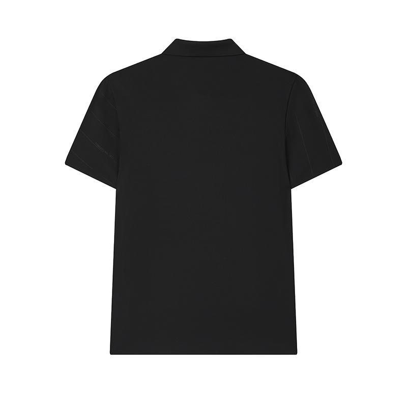 New FILA Lifestyle Polo Shirt Men's Jet Black F11M512103F-BK