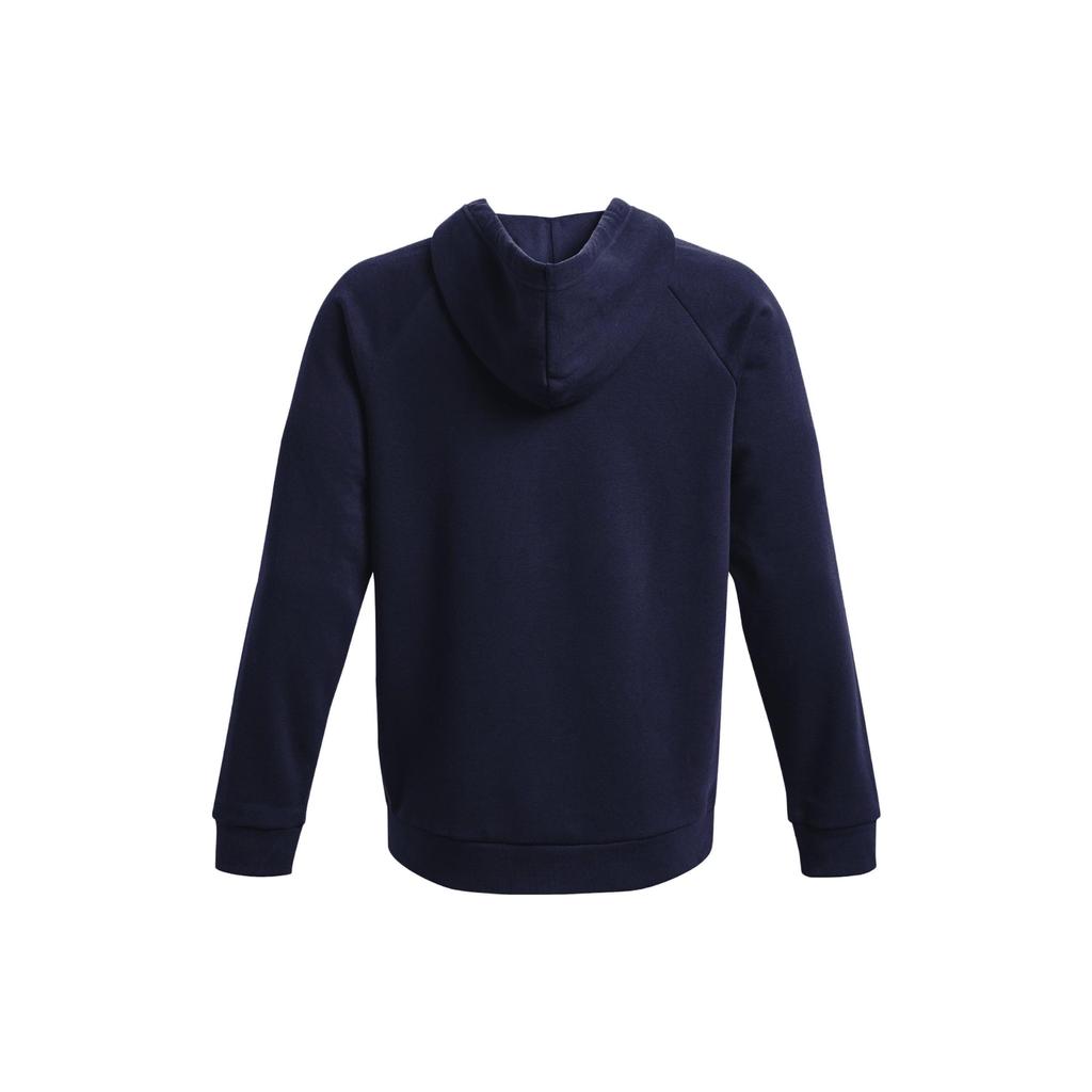 Under Armour Solid Logo Hoodie Long Sleeve Men Tops Blue 1379767-410