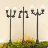 4Pcs DIY Function Dollhouse Garden Light Black And White High Simulated