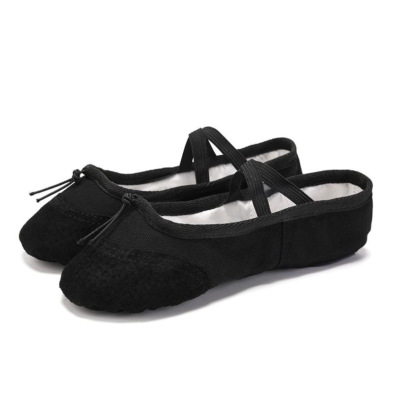 Girls Ballet Dance Shoes Adult Soft Canvas Dance Shoes Women Ballerina Practice Shoes