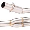 Compatible KYMCO AK550 Front Exhaust Pipe, Non-Destructive Installation, Direct Mount