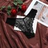 Low Waist Women Lace Flower Briefs Cotton Crotch Floral Underpants Lace Thong Panties  Underwear