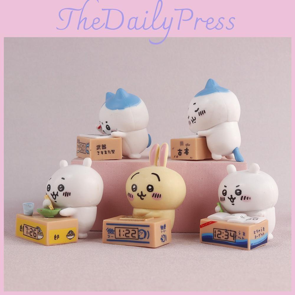 Chiikawa Action Pvc Figures Model Toy Cartoon Desktop Decoration Ornament Gifts