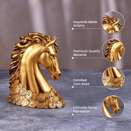 10.16 Cm Monedă Nouă Cap de Cal Monedă Unică pentru Iubitorii de Echitație, Cadou Perfect pentru Monedă Cal pentru Afișare, Decorațiune sau Ocazii Speciale