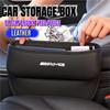 Car Special Seat Crevice Leather Storage Box Seat Box For Mercedes Benz AMG Smart W205 C300 W203 W206 W108 W124 W126 Keychain