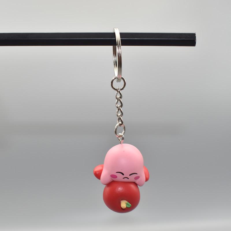 Anime 12 Models Super Cute Kawaii Kirby Figures Keychain Portable Popular Models Anime Perfect Child Gift Toys