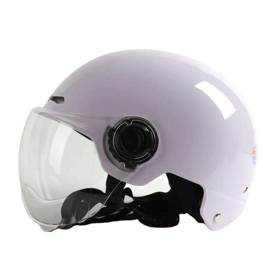 Helmet For Electric Motorcycle Man Woman Helmet Sun Protection Anti-UV Lightweight Half Helmet 4 Layers Of Protection Moto Casco