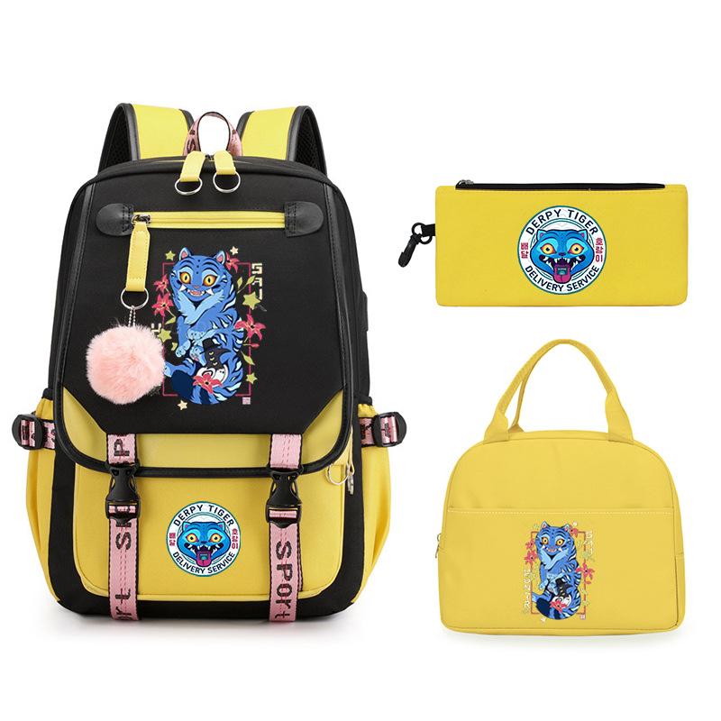 KPop Demon Hunters Demon Hunters Printed Fashion Children's Backpack Foreign Trade Trend Student School Bag