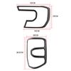 Car Head Light Tail Light Cover Trims For Ford Ranger T9 2025 2025 Wildtrak Rear Lamp Surround Decoration Exterior Accessories