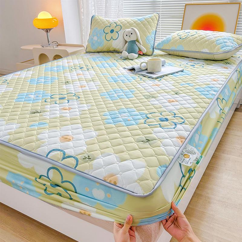 ins mattress protective cover Class A mattress cover dormitory bed cover bedspread all-inclusive padded Simmons protective cover three-piece set