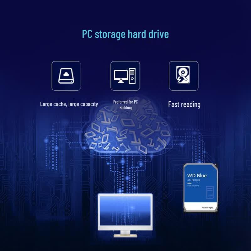 Western Digital WD Blue 2TB 3.5-inch SATA Desktop Hard Drive