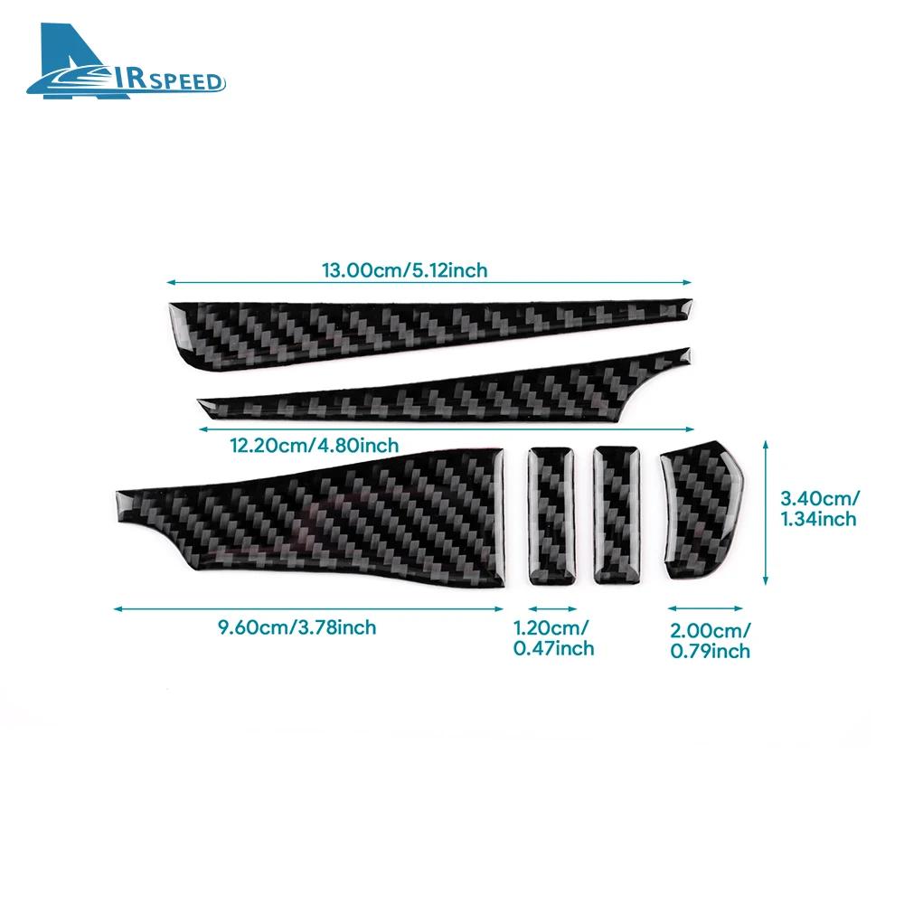 Real Soft Carbon Fiber Sticker LHD RHD For Mazda 3 BP Axela 2019 2020 2025 2025 2025 2025 2025 Car Center Console Accessories