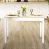 Modern Design Two-Tone Dining Room Table with Large Top 4-6 People In Wood Dim. 119L X 70W X 75H Cm