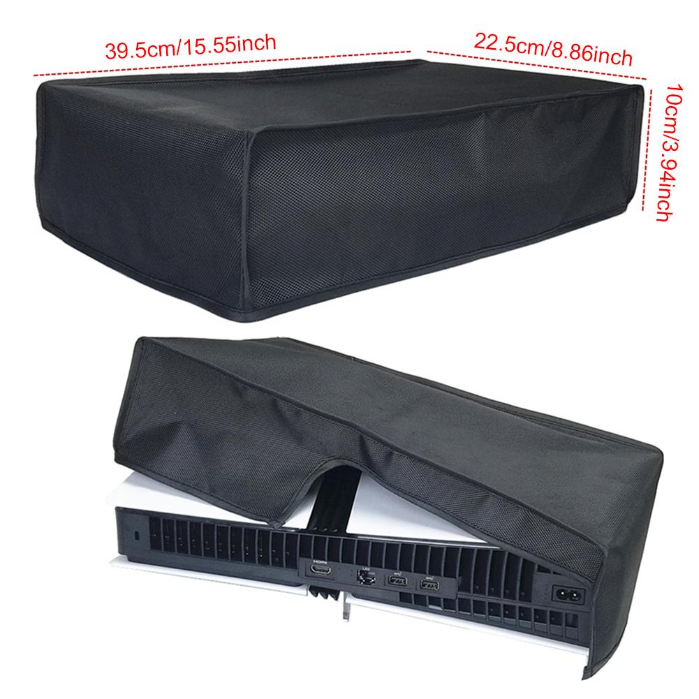 Horizontal Dust Cover Dust Sleeve Anti-scratch Protective Case 1680D Oxford Cloth for PS5 Pro 2025 Console Digital/Disc Edition