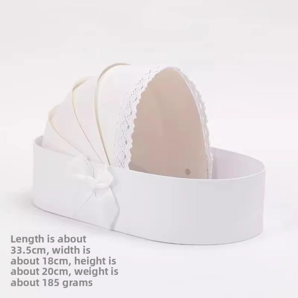 Luxury Blue Pink White Shower Gift Box Moon Cake Fresh Flower Fresh Flower Arrangement Box Multi-Functional Packaging Box