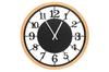 LEJA Wall Clock 37cm Wooden OAK Premium
