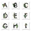 Creative Plant Letter Decorative Pillowcase Living Room Office Ornaments Home Pillowcase