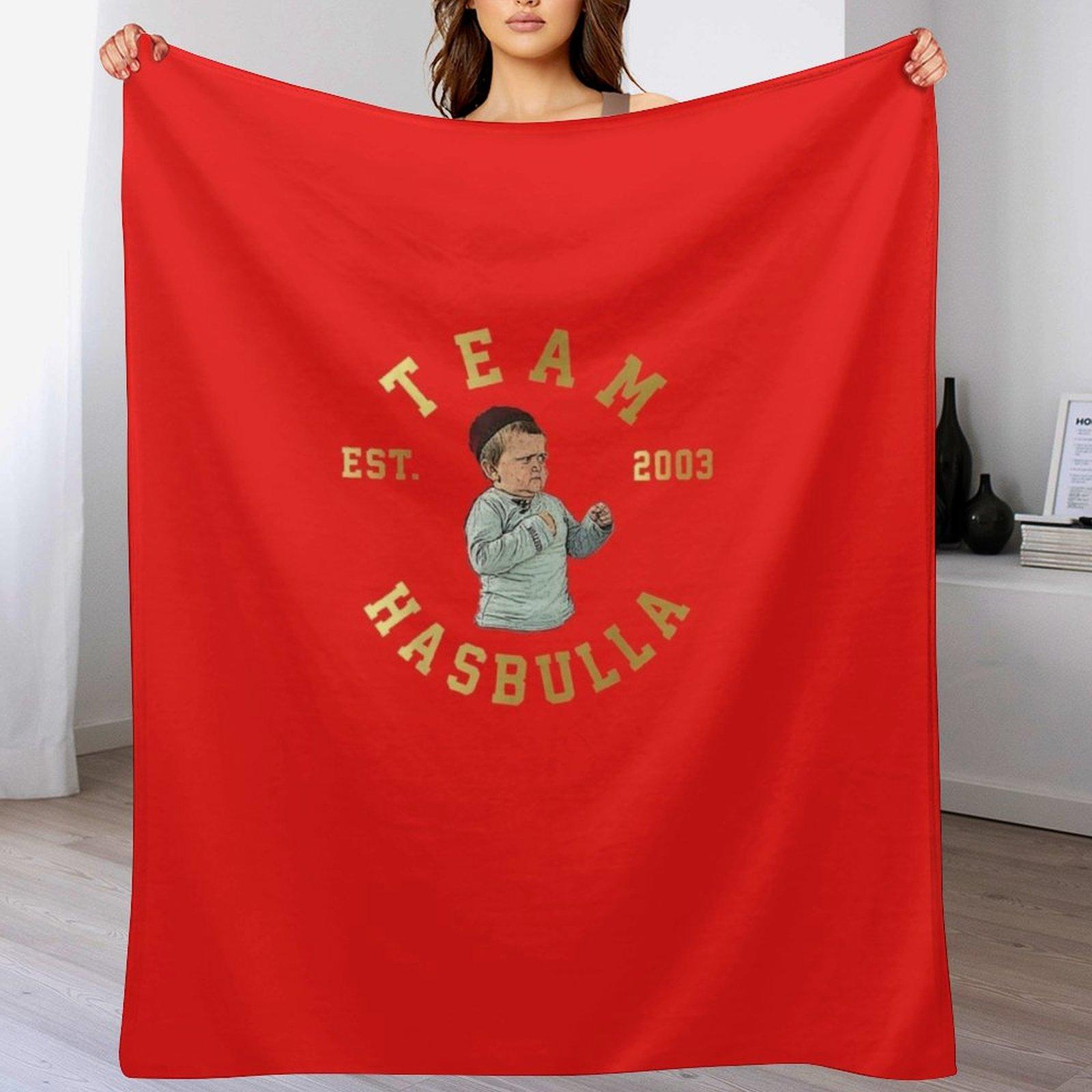 Copy of Hasbulla Team MMA Hasbulla Fight Meme Hasbulla Hasbullah Classic TShirt Throw Blanket Office blanket for cold 102x76cm(40x30in)
