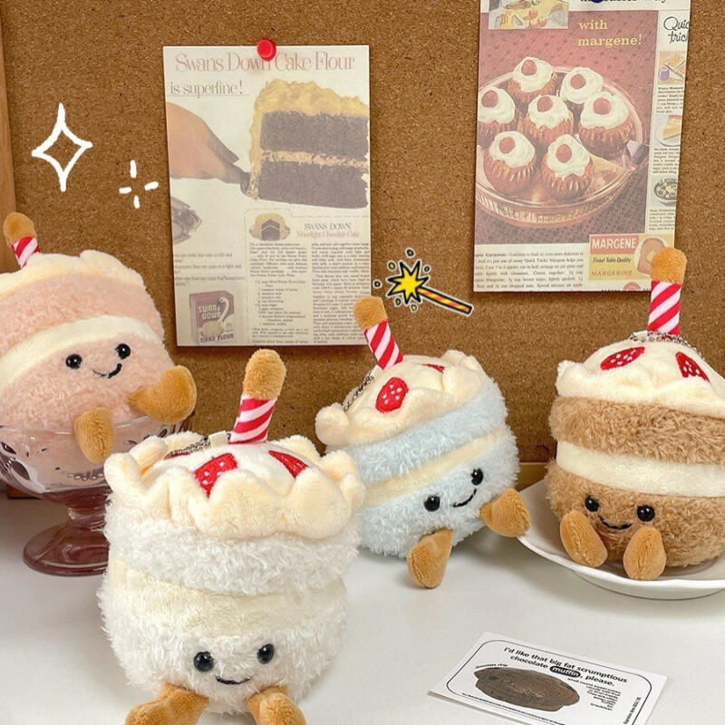 Cake Doll Keychain Birthday Gift Keychain Bag Charm Decoration Charm