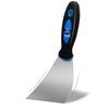 8-Piece Stainless Steel 10-in-1 Putty Scraper and Plastering Trowel Set