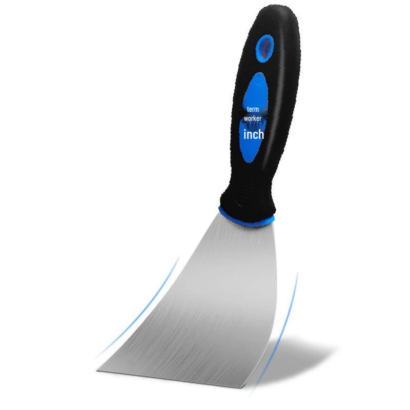 8-Piece Stainless Steel 10-in-1 Putty Scraper and Plastering Trowel Set