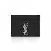 Saint Laurent 485631 0sx0e 1000 Cassandra Monogram Silver Card Holder