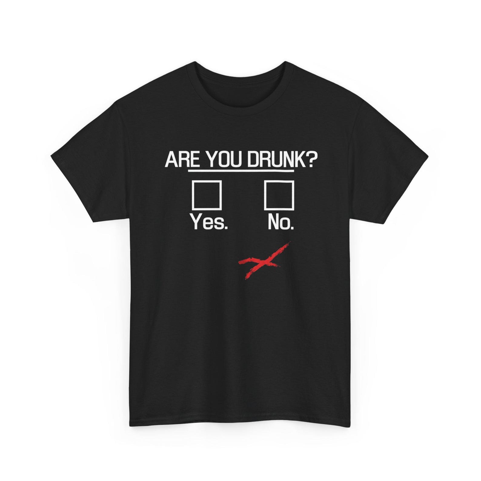 Are You Drunk Funny Beer Drinking Humor T Shirt Bar Joke Party Graphic Tee L