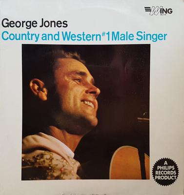 LP Plaat GEORGE JONES - Country And Western #1 Mannelijke Zanger WL1175 Wing Records 1967 VK Folk Gebruikt