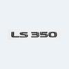3D Letters Glossy Black LS350 LS400 LS460 LS460L LS500 LS500h LS600hL Car Rear Trunk Tail Logo Emblem Sticker for Lexus LS UP9