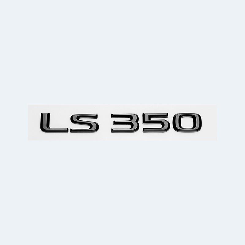 3D Letters Glossy Black LS350 LS400 LS460 LS460L LS500 LS500h LS600hL Car Rear Trunk Tail Logo Emblem Sticker for Lexus LS UP9