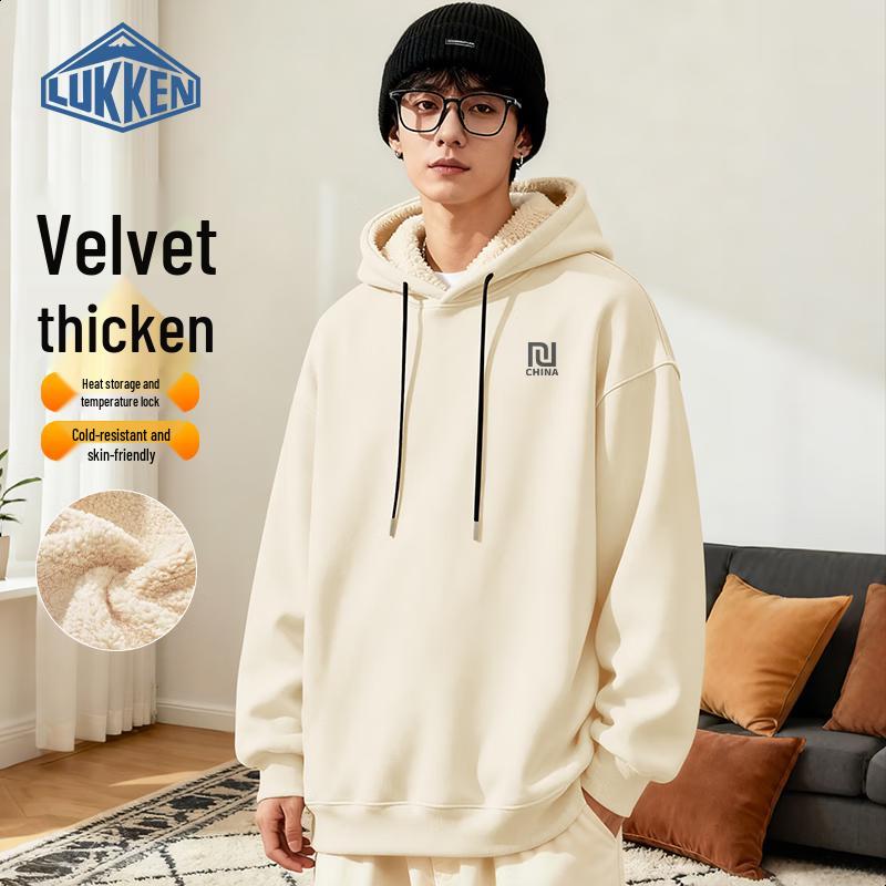 LUKKEN French Terry Graphic Hoodie M