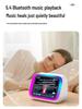 AI Voice Speaker with Hands-Free Calling, Music Playback, Photo Album, Time Reporting, Weather Forecast, and Alarm Clock Features.