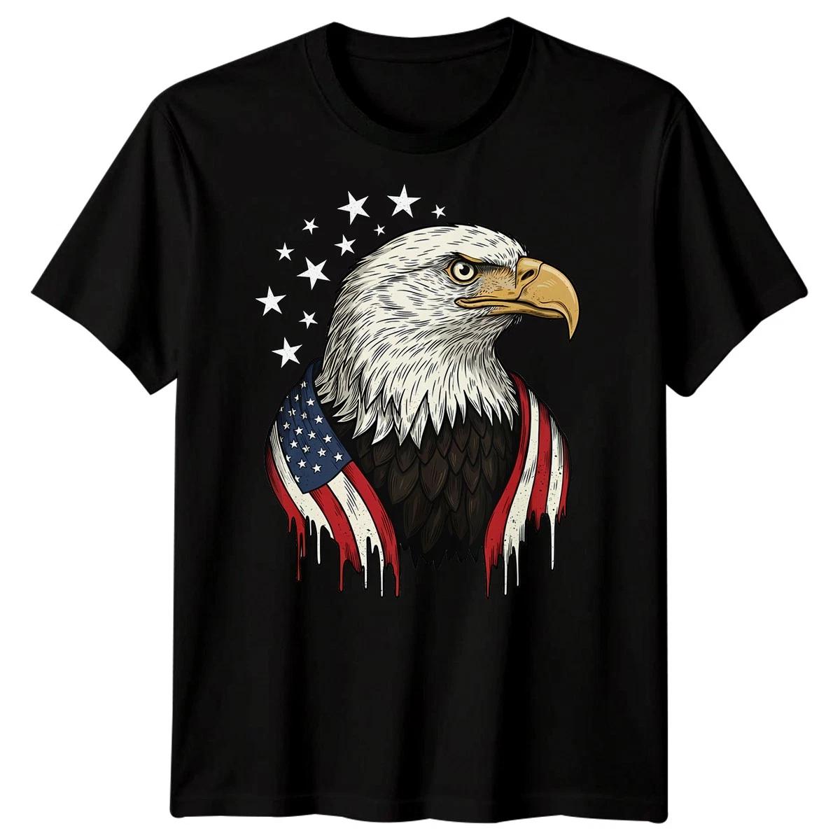 Bald Eagle American Patriotism Patriotic Mens T shirt L